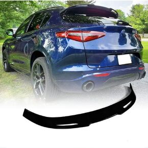 Rear Spoiler for Alfa Romeo Stelvio 2017-2023 Rear Roof Spoiler Tail Wing Factory Outlet (FRP)