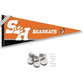 Sam Houston State Bearkats Pennant Flag and Wall Tack Mount Pads