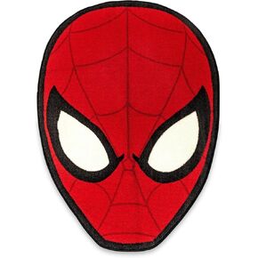 Ukonic Marvel Spider-Man Mask Printed Area Rug | Indoor Floor Mat, Accent Rugs For Living Room and Bedroom, Home Decor For Kids Playroom | Comic Book Gifts And Collectibles | 52 x 35 Inches