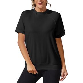 T Shirts for Women Summer Women's Tops Short Sleeve Sweatshirts Casual Basic Tee