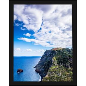 15x22 Black Picture Frame, Wall Mounting Horizontally or Vertically, Decoration for Photos, Paintings, Posters, Artwork