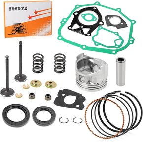 Top End Rebuild Kit STD Piston & Ring Gasket Seal Intake Exhaust Valve & Spring Kit 1989-1996 For YAMAHA G2 G5 G8 G9 G11 Golf Cart