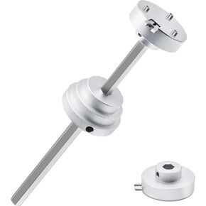 Inside Pipe Cutter for 1-1/2 Inch and 2 Inch Schedule 40 Pipe, 7 Inch Cutting Depth Internal PVC Pipe Cutter Plumbing Tool with Aluminum Alloy Body, Stainless Steel Shaft, Steel Blade