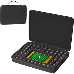 Toy Storage Case Compatible with Teenymates Party Animal Mini Figures Set.holds 46 Mini Figures & 5" x 7" Puzzle.(CASE ONLY) (Black)