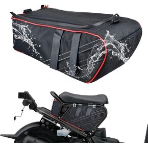 Ruckus Storage Accessories, Under Seat Storage Bag for Ruckus AKA Zoomer 2010-2022 Scooters Water and Tear Resistant 1680D Nylon with Shoulder Straps Luggage Saddle Bag (Black)