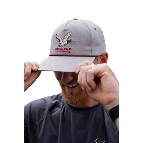 Burlebo Men's Gray Burlebo Outdoors Snapback Duck Cap