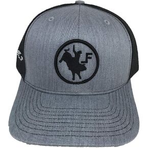 Lane Frost Brand Iron Cowboy Cap Heather Grey/Black