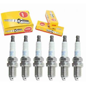 6 pc NGK Standard Spark Plugs compatible with Nissan Pathfinder 3.3L V6 1996-2000