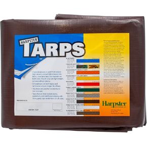 Super Heavy Duty Brown Tarp 8 Oz, 8'X10'