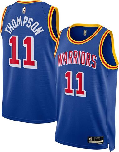 Klay Thompson Golden State Warriors Blue #11 Kids Youth 8-20 Hardwood Classics 2021/22 Swingman Jersey - Small 8 in Saudi Arabia
