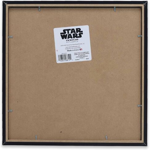 Disney Star Wars May The Force Be with You Framed Wood Wall Decor - Classic Star Wars Picture Featuring Darth Vader and Luke Skywalker in Saudi Arabia