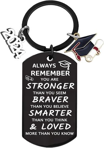 2024 Graduation Gifts for Women Men Graduation Keychain for Him Inspirational Graduation Gifts for Graduates Students Daughter Friends in Saudi Arabia