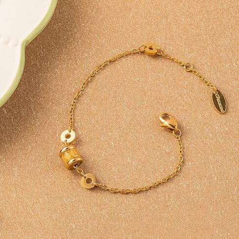 C.Paravano Bracelet Women | Gold Plated Bracelet | Chain Bracelets | Beaded Bracelets | Bracelet Women Beads | Crystals Bracelet | Gold Bracelet for Women in Kuwait