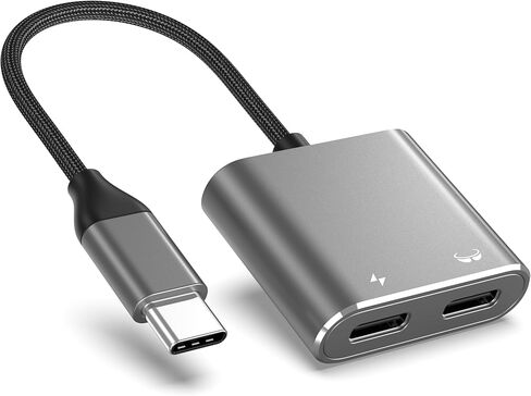 نظارات USB C إلى AR ومحول شحن، شحن وتشغيل، مناسبة للمحول، Steam Deck، iPhone 15 & Viture/Rokid/Xreal AR Glasses in Kuwait