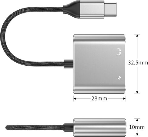 نظارات USB C إلى AR ومحول شحن، شحن وتشغيل، مناسبة للمحول، Steam Deck، iPhone 15 & Viture/Rokid/Xreal AR Glasses in Kuwait