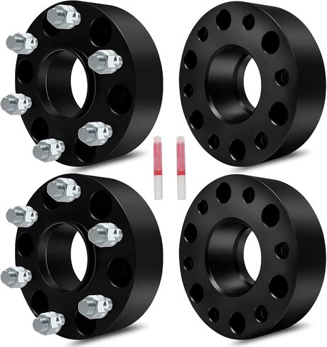 ECCPP 4X 2 inch Hubcentric Wheel Spacers 6 Lug 6x5.5 to 6x5.5 6x139.7mm to 6x139.7mm 78.1 Hub Bore 14x1.5 Fits for Silverado 1500 for Suburban 1500 for Tahoe for Sierra 1500 in Saudi Arabia