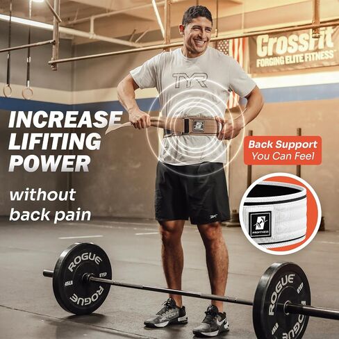 حزام رفع الأثقال من ProFitness (عرض 10.16 سم) - حزام وزن للقفل لرفع الأداء - أحزمة رفع الأثقال قابلة للتعديل للرجال والنساء مع مادة النيوبرين المريحة - حزام الصالة الرياضية in Kuwait