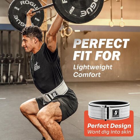 حزام رفع الأثقال من ProFitness (عرض 10.16 سم) - حزام وزن للقفل لرفع الأداء - أحزمة رفع الأثقال قابلة للتعديل للرجال والنساء مع مادة النيوبرين المريحة - حزام الصالة الرياضية in Kuwait