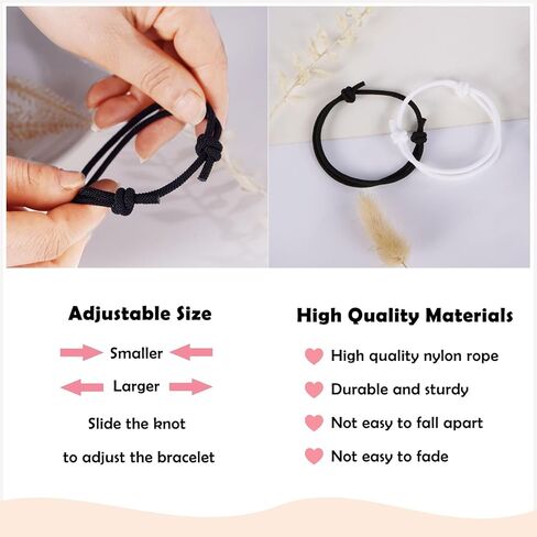 YKZOMP Matching Couples Bracelets Gifts for Him Boyfriend Girlfriend Her Women Men in Kuwait