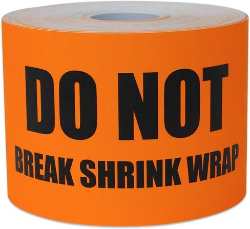 Do Not Crush Stickers (2.5 x 1 inch, Yellow - 300 Labels) Do Not Bend or Fold Labels for Secure Packaging, Fragile Envelopes or Delicate Mail in Saudi Arabia