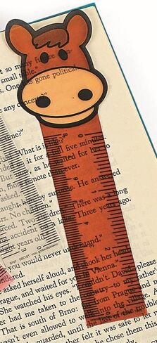 علامات مرجعية لحيوانات المزرعة للأطفال - علامات كتب / مسطرة صغيرة - جوائز الفصل الدراسي - 24 حزمة in Kuwait