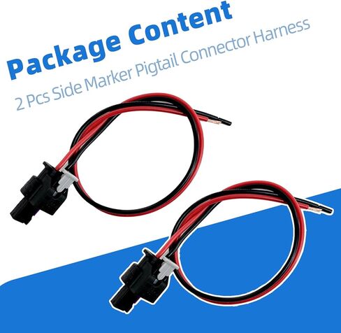 الجانب علامة ضفيرة موصل تسخير يناسب ل شاحن دودج 2015-2022 الجانب الذيل ضوء علامة الأسلاك موصل التوصيل كابل (2 حزمة) in Kuwait