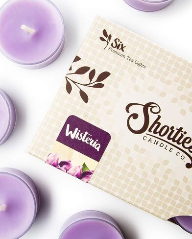 مجموعة كبيرة من شموع Tealight الفاخرة من اللافندر الإنجليزي النقي - معطرة للغاية بالزيوت العطرية والطبيعية - 24 مصباح شاي أرجواني - ضوء شموع جميل - صنع في الولايات المتحدة الأمريكية - مجموعة الزهور والزهور in Kuwait