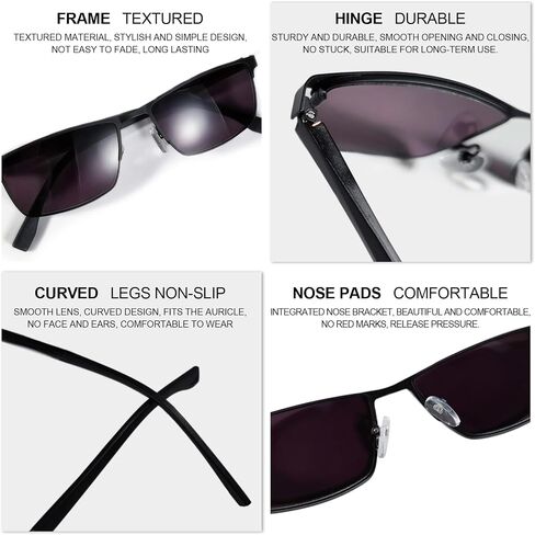 Mens Reading Glasses Stylish Readers Large Lightweight Reader 1.0 1.25 1.5 1.75 2.0 2.25 2.5 2.75 3.0 3.5 4.0 in Saudi Arabia
