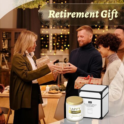 هدايا شمعة التقاعد السعيدة، هدايا التقاعد للنساء والرجال، هدايا التقاعد المضحكة لزملاء العمل والأصدقاء والمعلم والرئيس والممرضة والطبيب، شمعة معطرة باللافندر مصنوعة يدويًا بوزن 7 أونصة in Kuwait