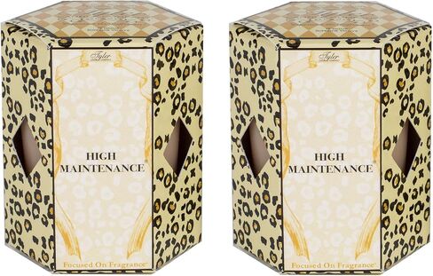 Tyler Candle Company 16054 HIGH Maintenance 2 Ounce Boxed Votive Candle, Pack of 2 in Saudi Arabia