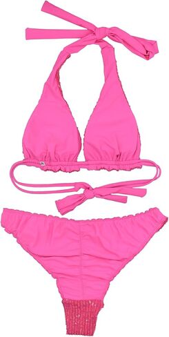 ملابس سباحة نسائية مثيرة متلألئة من LEOMOSTE بدلة سباحة لامعة بالترتر بكيني مثير رافعة للأعلى ملابس بحر in Kuwait