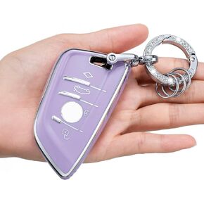 غطاء حافظة مفتاح فوب من البولي يوريثان مناسب لسيارات BMW 1 3 4 5 6 7 Series X3 X4 M5 M6 GT3 GT5 Series بدون مفتاح جهاز تحكم عن بعد مفتاح ذكي فوب in Kuwait