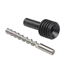 DIY Parts Pellet Feeding Screw Rod and Heat Break Tube Holder for Pellet extruder Large Format 3D Printer Accessories and Particle Blast Cleaning Machine use