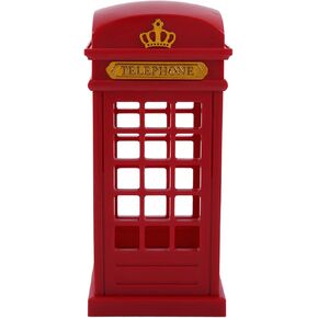 Retro Classic Telephone Booth Desk Lamp Night Light Touch Sensor Dimmable Yellow LED