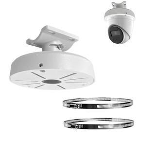 حامل عمود كاميرا CCTV للكاميرا القبة، محول صندوق وصلات تثبيت الكاميرا على شكل قبة عالمي متوافق مع كاميرا Duahua IP Arlo لوحة شمسية صندوق كهربائي للكاميرا الخارجية/الداخلية in Kuwait