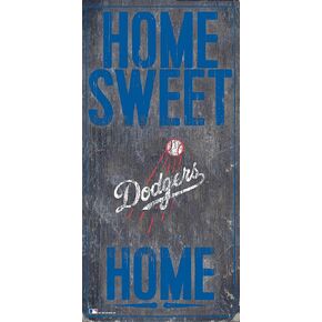 MLB Los Angeles Dodgers Unisex Los Angeles Dodgers Home Sweet Home Sign, Team Color, 6 x 12
