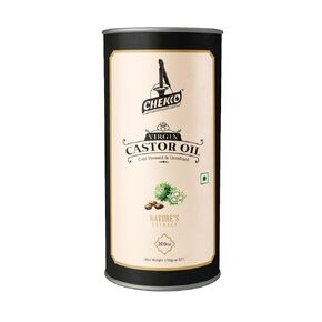 Cold Pressed Virgin Castor Oil | 100% Natural, Pure & Wood Pressed (200ML) for Hair Growth, Eyelashes and Eyebrows, Carrier Oil - Hair and Body Oil - Hexane-Free in Saudi Arabia