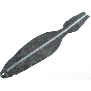 PELGIO Genuine Row Stingray Skin Leather Hide Pelt Black (3" x 16")