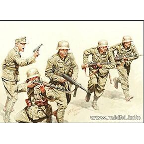 German Infantry, DAK, WWII, North Africa desert battles 1/35 Master Box 3593