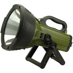 Cyclops Colossus 18 Million Candlepower 12V Handheld Halogen Rechargeable Spotlight with AC/DC Charger or 12V DC Car Plug Adapter