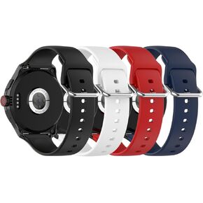 E ECSEM Bands Compatible for iTouch Air 4 Replacement Wristbands, Colourful Silicone Bracelet Quick Release Strap Arm Bands for iTouch Air 4 Smart Watch 41MM, Soft and Durable