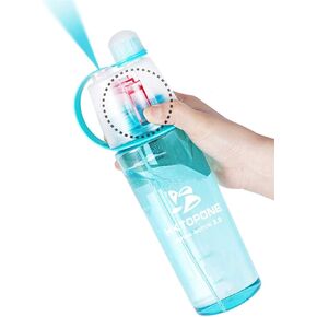 Spray Water Bottle for Drinking Sports Water Bottle Cycling BPA Free 600ml for Cycling Running Mountaineering Hiking Gym Climbing