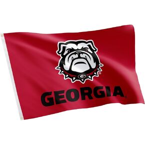 Desert Cactus University of Georgia Flag Bulldogs UGA Dawgs Flag Banners 100% Polyester Indoor Outdoor 3x5 feet Flags (Design 3)