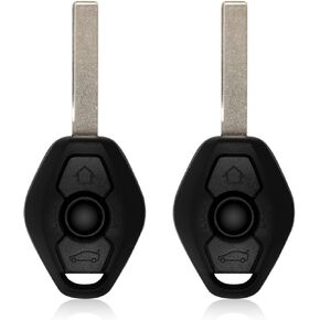 2 Keylessbest Replacement for 2006 2007 2008 2009 BMW 3 5 6 7 Series M3 Z8 Z3 X5 M5 X3 Z4 Key Fob Remote Control LX8FZV 3 Buttons 315MHz in Saudi Arabia