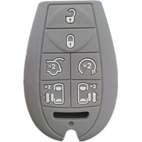 KAWIHEN Silicone Key Fob Cover Replacement for Chrysler Town Country Dodge Grand Caravan M3N5WY783X 2701A-C01C 68043594AA 68043594AA