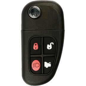 KeylessOption Keyless Entry Remote Control Car Flip Key Fob Replacement for Jaguar NHVWB1U241