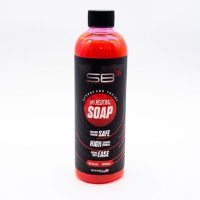 SB3 Soap Advanced Car Shampoo - pH Balanced, Surface Safe Car Wash Concentrate Soap with Particle Technology for Ceramic Coatings, (1 Gallon)