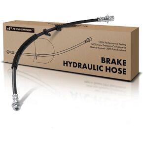 A-Premium Rear Passenger Inner Brake Hydraulic Hose Compatible with Select Ford Models - F-250 F250/F-350 F350 Super Duty 2011-2016, F-450 F450 Super Duty 2011