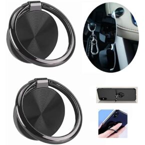 2 PCS Sunglass Holder for Car Dash, Cell Phone Ring Holder Stand,Sunglasses Clip for Car Dashboard,Eyeglasses Hanger for car,Eyeglass Holder,Glasses Holder for Car,Home,Office,phone