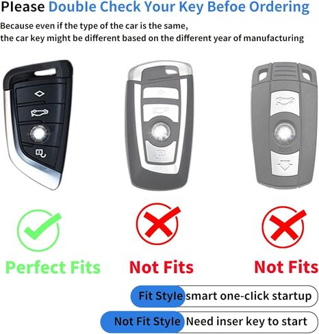 غطاء حافظة مفتاح فوب من البولي يوريثان مناسب لسيارات BMW 1 3 4 5 6 7 Series X3 X4 M5 M6 GT3 GT5 Series بدون مفتاح جهاز تحكم عن بعد مفتاح ذكي فوب in Kuwait